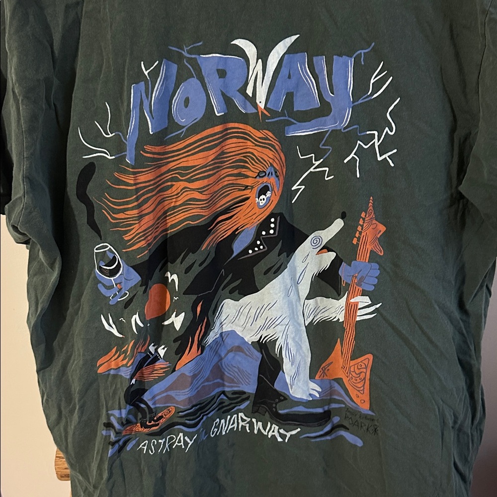 Roark Green Norway T-shirt - Picture 2 of 3